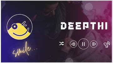 #DEEPTHI |Name status video | U R NAME__? | #Karthick