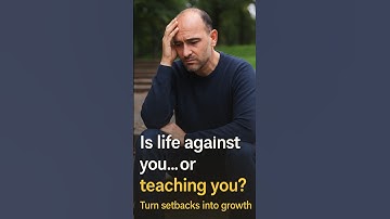 Is Life Against You—or Teaching You? Turning setbacks into growth