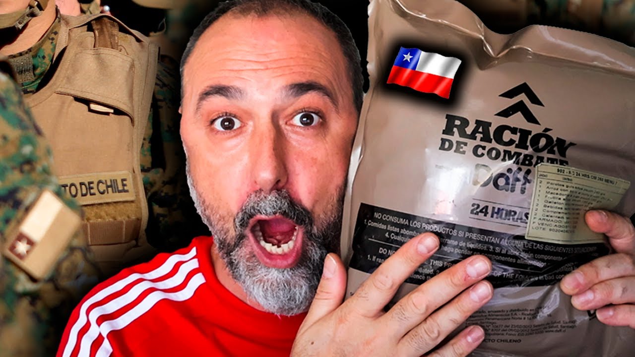 👉PROBANDO por PRIMERA vez COMIDA MILITAR de CHILE