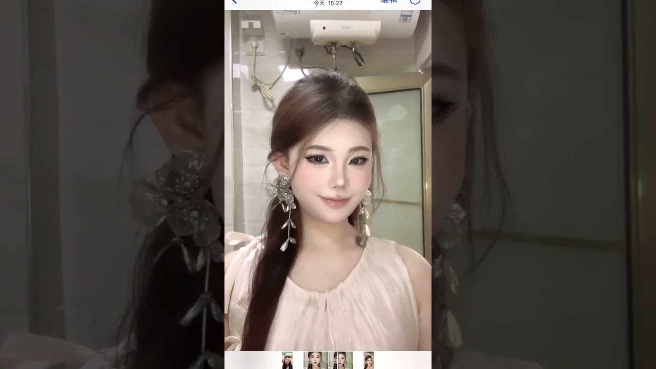 Square and round faces challenge the cold and ancient fox-style makeup 