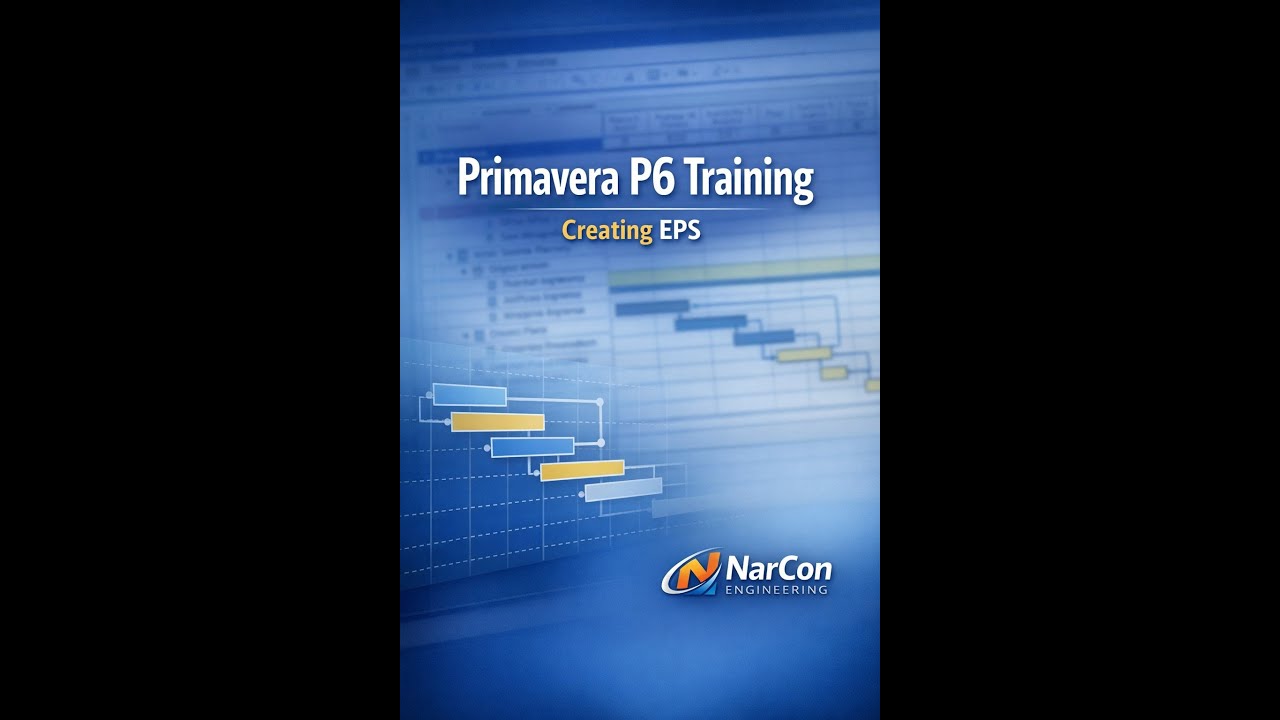 Primavera P6 Tutorial: How to Creat EPS I NarCon Engineering Training