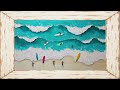 Surfer’s Paradise – 4K Frame TV Art | Ocean Wave Painting for Relaxation | Coastal Digital Display