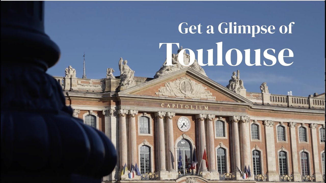 TOULOUSE, street views of iconic landmarks | 5min travel video