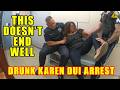 Bodycam DUI Arrest - It Takes 2 Male Police Officers to Control This Insufferable Drunk Karen