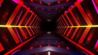 4K Sci-Fi Neon Tunnel VJ Motion Background || Neon Light Tunnel Free VJ Loops || 4K VJ Loops