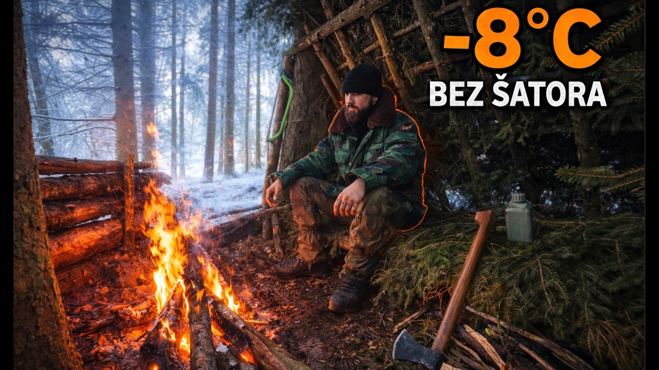 Preživeo sam noć na -8°C sa samo 5 stvari