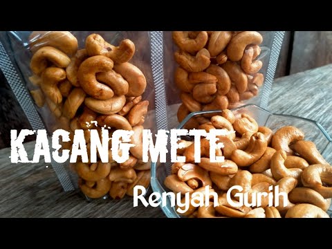 RESEP dan Tips Membuat Kacang Mede goreng dijamin 100% renyah enak gurih cocok dijadikan kue lebaran. 