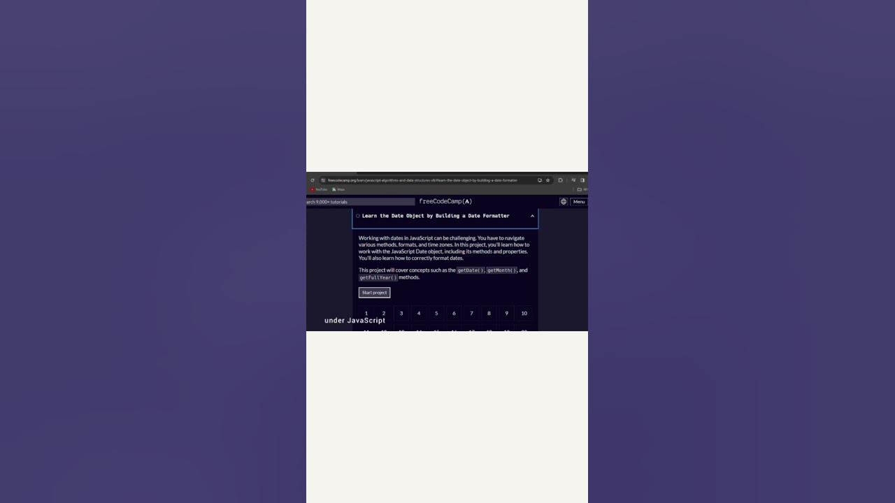 Learn date object by building a date formatter javascript algorithms
