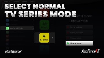 How To Select Normal Series Mode || Appforce II || GloriaForce || Android TV Box