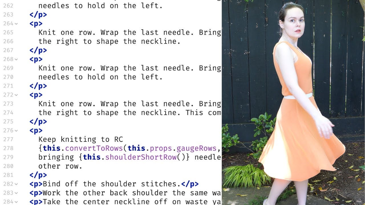 Собираем детали вместе | Вязание платья на машинке