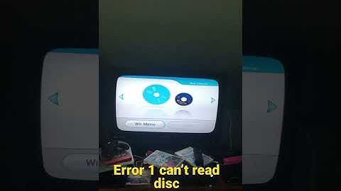 Wii error 1