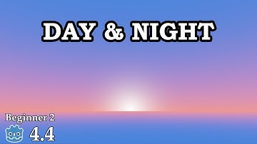 How to create a simple Day and Night cycle - Learn Godot 4 3D - no talking