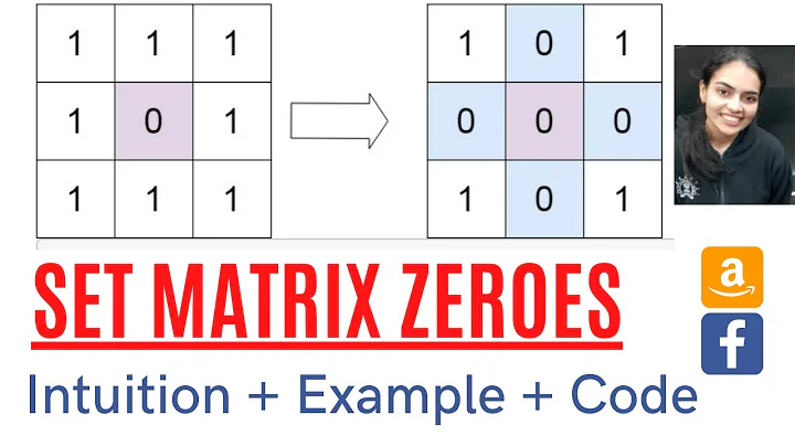 Leetcode Set Matrix Zeroes || Intuition + Code + Explanation || O(1) space