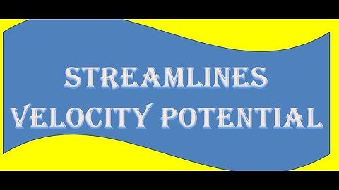 TRB POLYTECHNIC STREAMLINES VELOCITY POTENTIAL