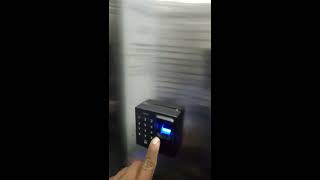 Passenger lift cop screen touch buttons with finger print lock - lift tech