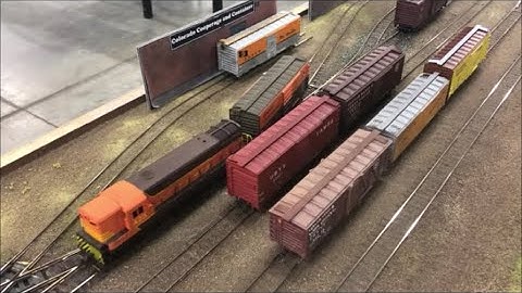 Dahlia Street  Switching Layout in HO Scale - Rails In The Rockies, September 2021