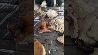 Mukbang Babi guling satu ekor empat orang...suckling pig/ Lechon