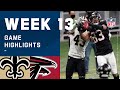 Saints vs. Falcons Week 13 Highlights | NFL 2020