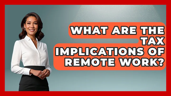 What Are The Tax Implications Of Remote Work? - Learn About Economics