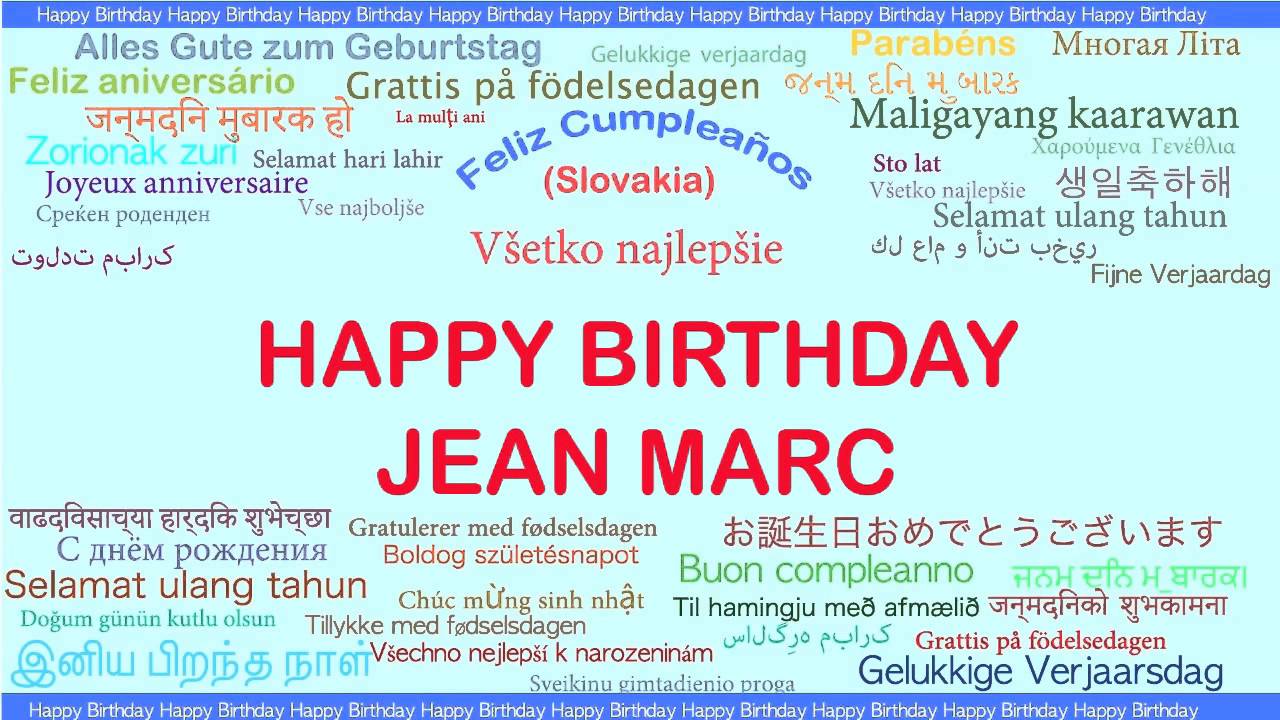 Jeanmarc Languages Idiomas Happy Birthday Youtube Jeanmarc Languages Idiomas Happy Birthday Youtube