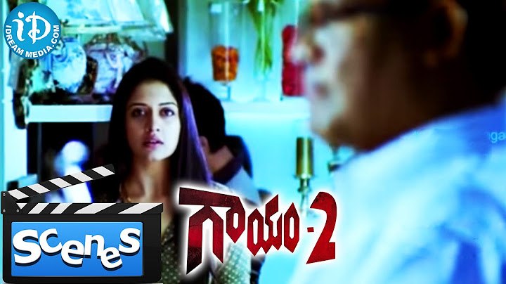 Gaayam 2 movie scenes - Tanikella Bharani tries to convince Vimala Raman