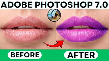 Photoshop me lips ka colour kaise change kare | How to change lips colour in photoshop