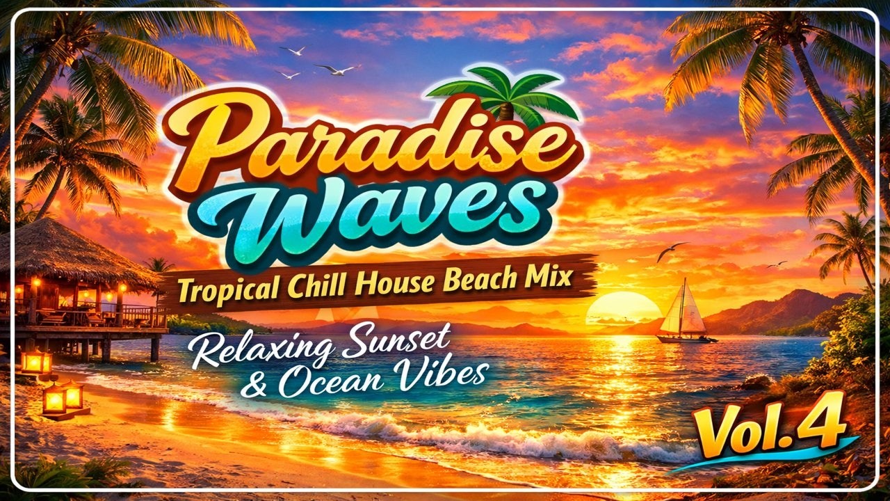Paradise Waves 🌴 Tropical Chill House Beach Mix | Relaxing Sunset ...