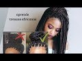 Mejor Método de hacer trenzas africanas// crochet aprende consejos y tips