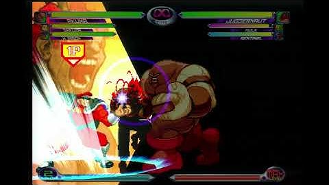 Sega Dreamcast MVC2 Akuma; Raging Demon combo