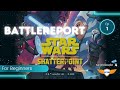 Star Wars Shatterpoint Battlereport#1 Cad Bane/Dooku vs Vader/Großinquisitor