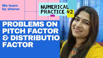 Problems on EMF equation of Alternator