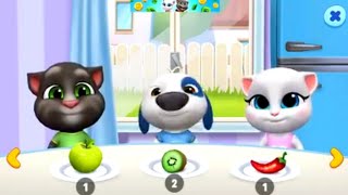 MY TALKING TOM ANJELA FRIENDS PETS - Cartoon game videos screenshot 2