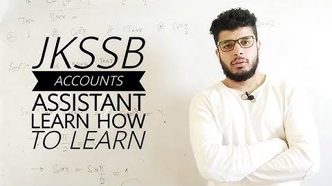 JKSSB II ACCOUNTS ASSISTANT II 2020 II MATH + STAT. II MATRICES II