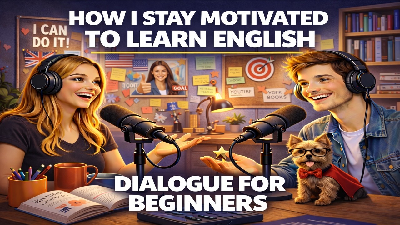 How I Stay Motivated to Learn English - English podcast for beginners ...