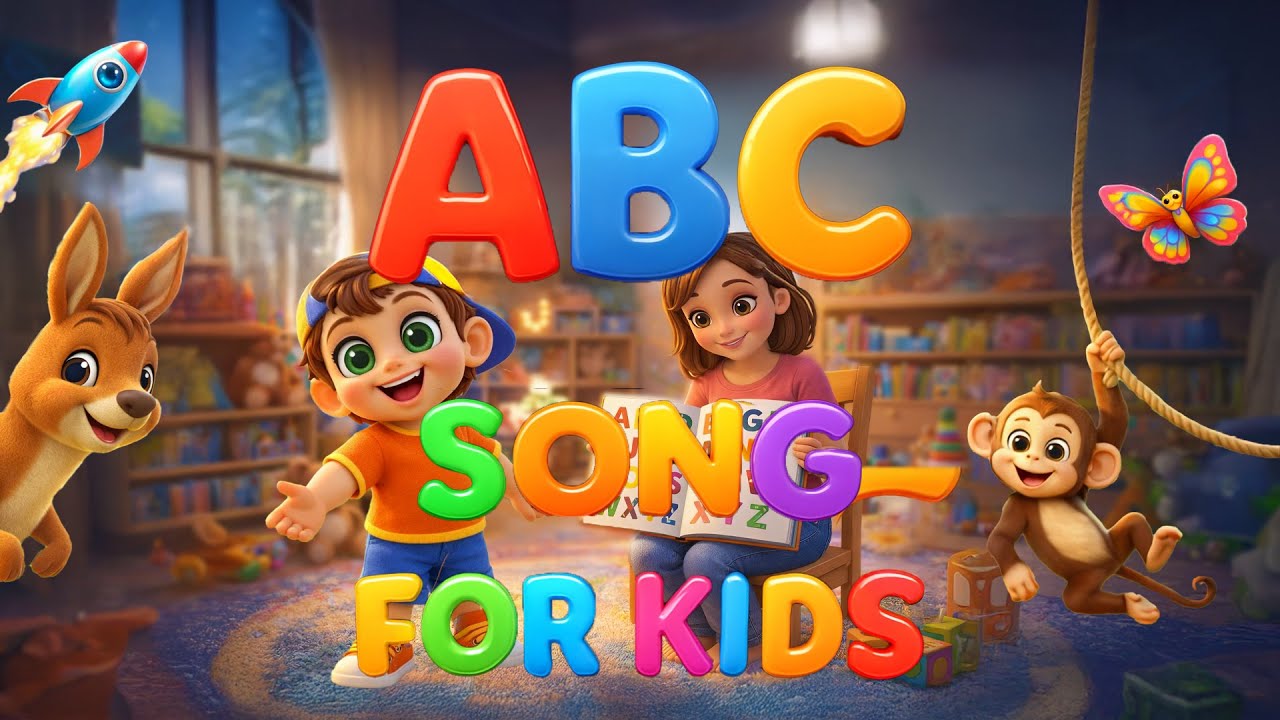 ABC Alphabet Song | B Is for Ball ⚽ | Phonics & First Words for Kids