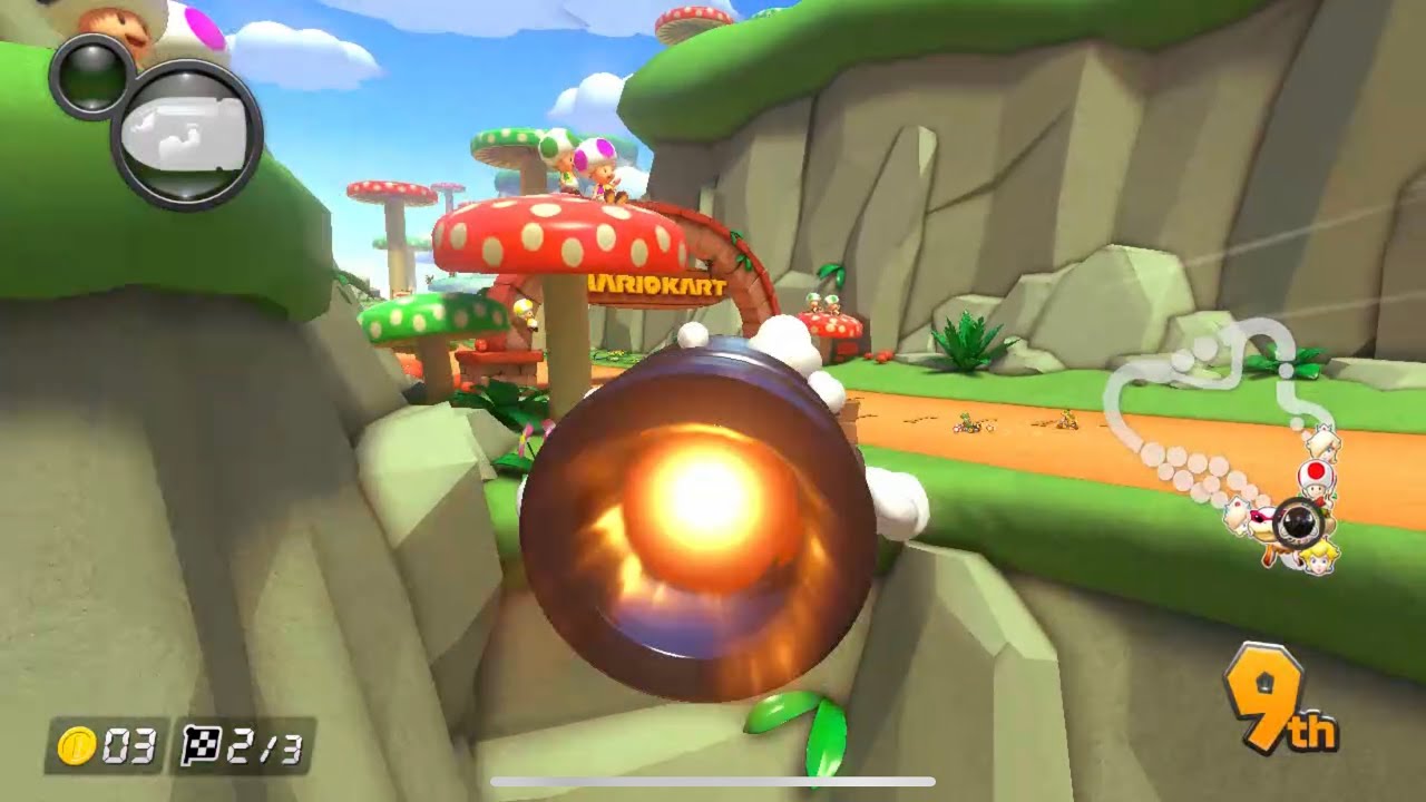 Bullet Bill + Mushroom gap jump + 200cc = YouTube