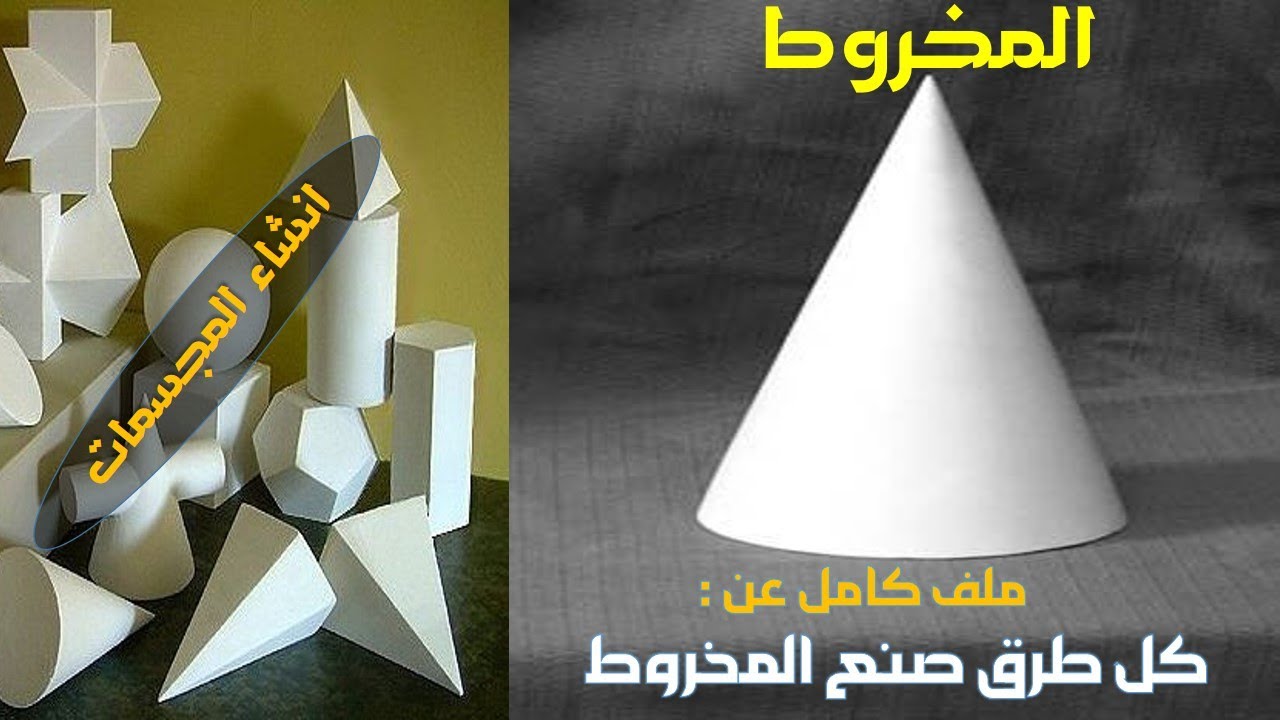 ملف كامل عن كل طرق صنع المخروط/صنع مخروط من ورق بسهولة