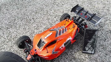 arrma typhon speed run 234kmh ,castle mmx8s + tp motor / 8s lipo
