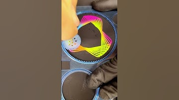 How many rotations did the pen make in total? 🤔 #Spirograph #asmr  #shorts #relaxing #satisfying