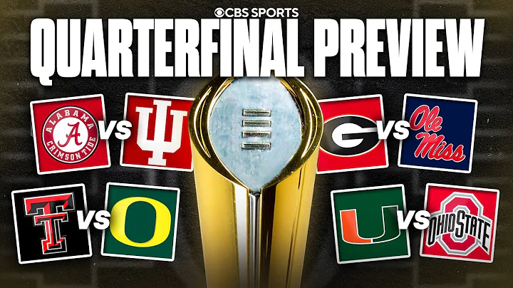 College Football Playoff Quarterfinal Preview | Picks & Predictions for EVERY game ✅