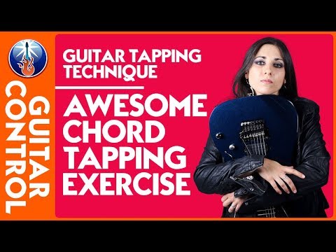 Guitar Tapping Technique - Awesome Chord Tapping Exercise