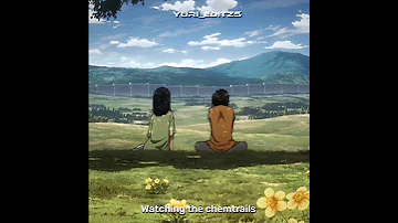 Eren & Mikasa🕊 - Chemtrails Over The Country Club - EreMika #attackontitan#aot#edit#ship#shorts