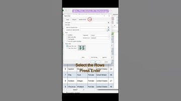How to Repeat the header rows on all the pages