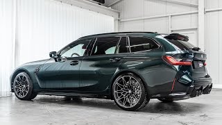 Tour of a 2024 BMW M3 Touring Competition xDrive Oxford Green | For Sale