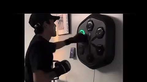 Boxing Machine Music Smart Fun Wall Mounted Indoor Agility Reaction Exercise Equipment