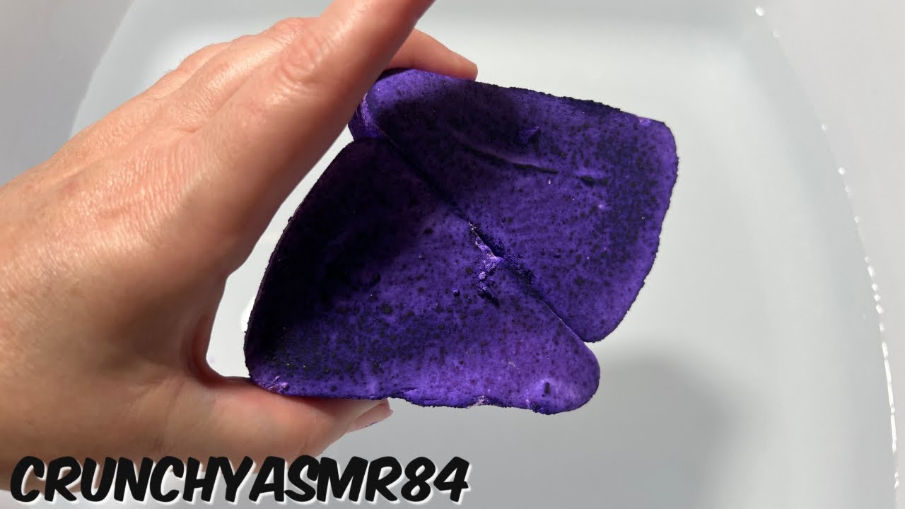 Purple Hydrophobic Slices | Oddly Satisfying | ASMR | Sleep Aid