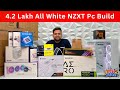4.2 Lakh Rs WHITE NZXT Gaming PC Build | RTX 4080 Super &amp; Ryzen 9 7900X3D  #pcbuild