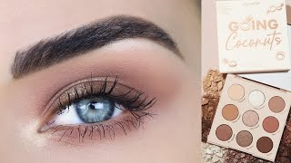 ColourPop Going Coconuts Palette | Soft Everyday Eyeshadow Tutorial