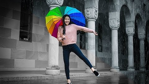 Easy Way Adding Rain To a Photo With Pixlr