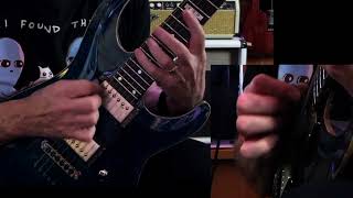 Hybrid Picking Legato arpeggio on guitar by Brett Garsed